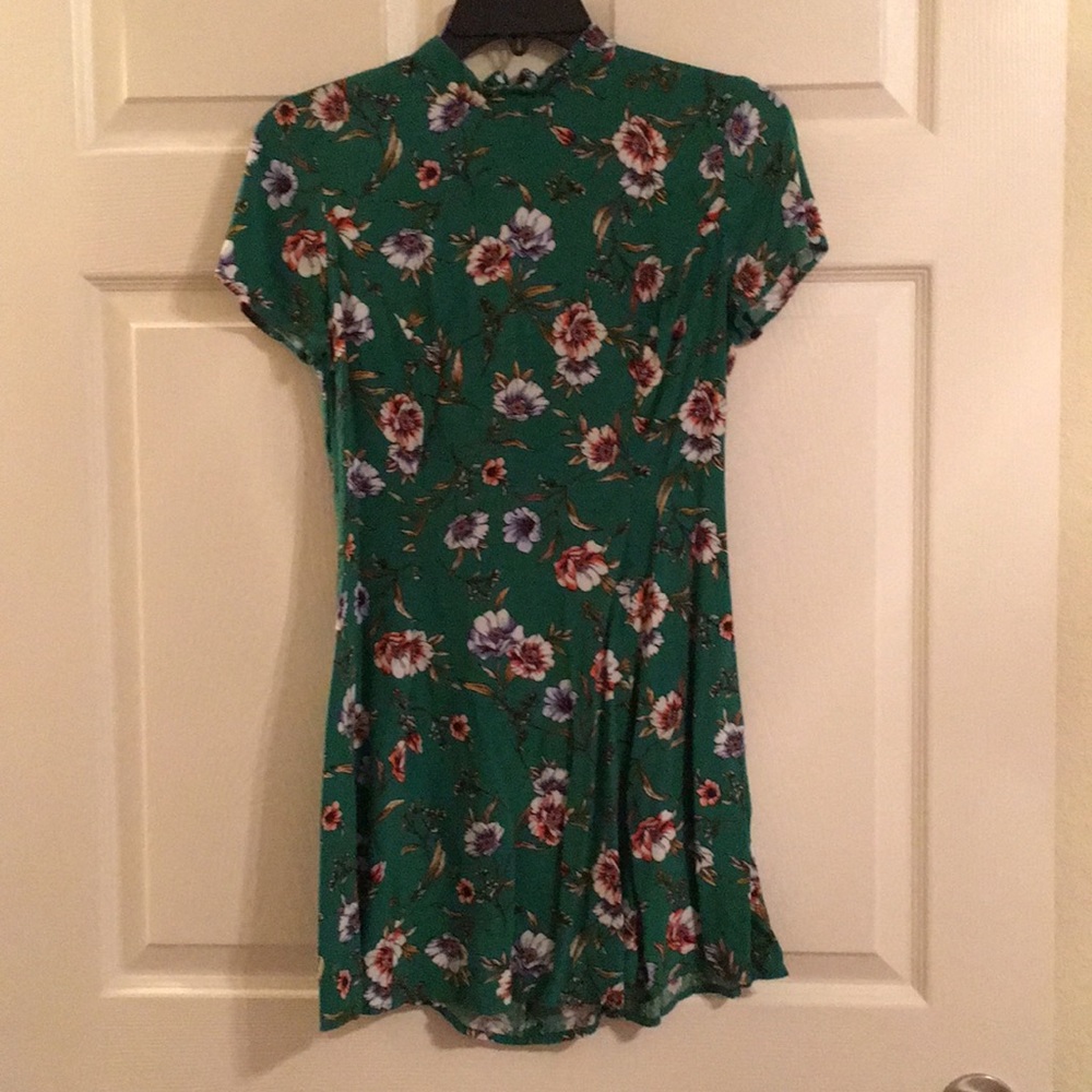 Mini mock neck dress
